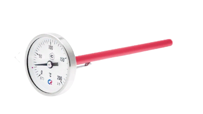 Термометр биметаллический БТ-23 (0…200°С) для измерения температуры асфальтобетонных смесей
